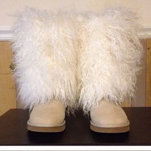 Ugg Sheepskin cuff boots in tall